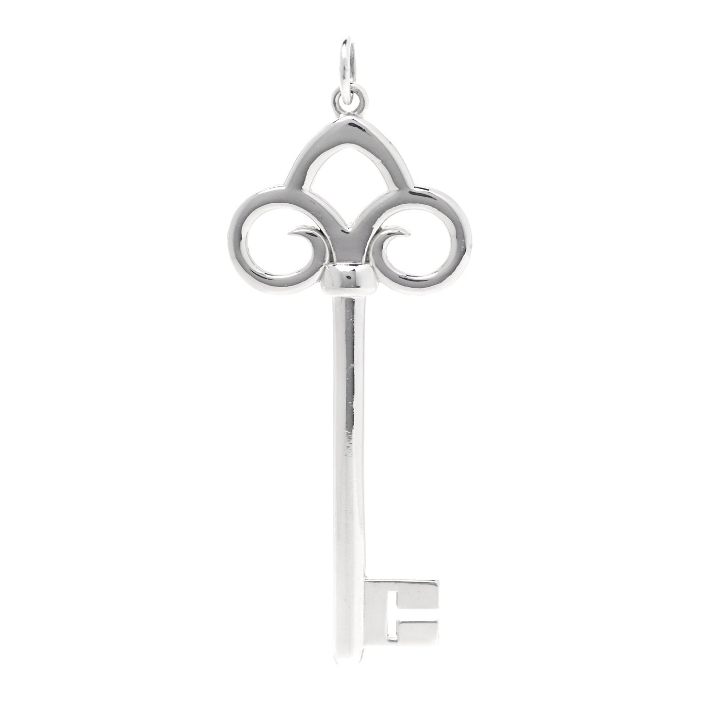 Sterling Silver Fleur De Lis Key Pendant