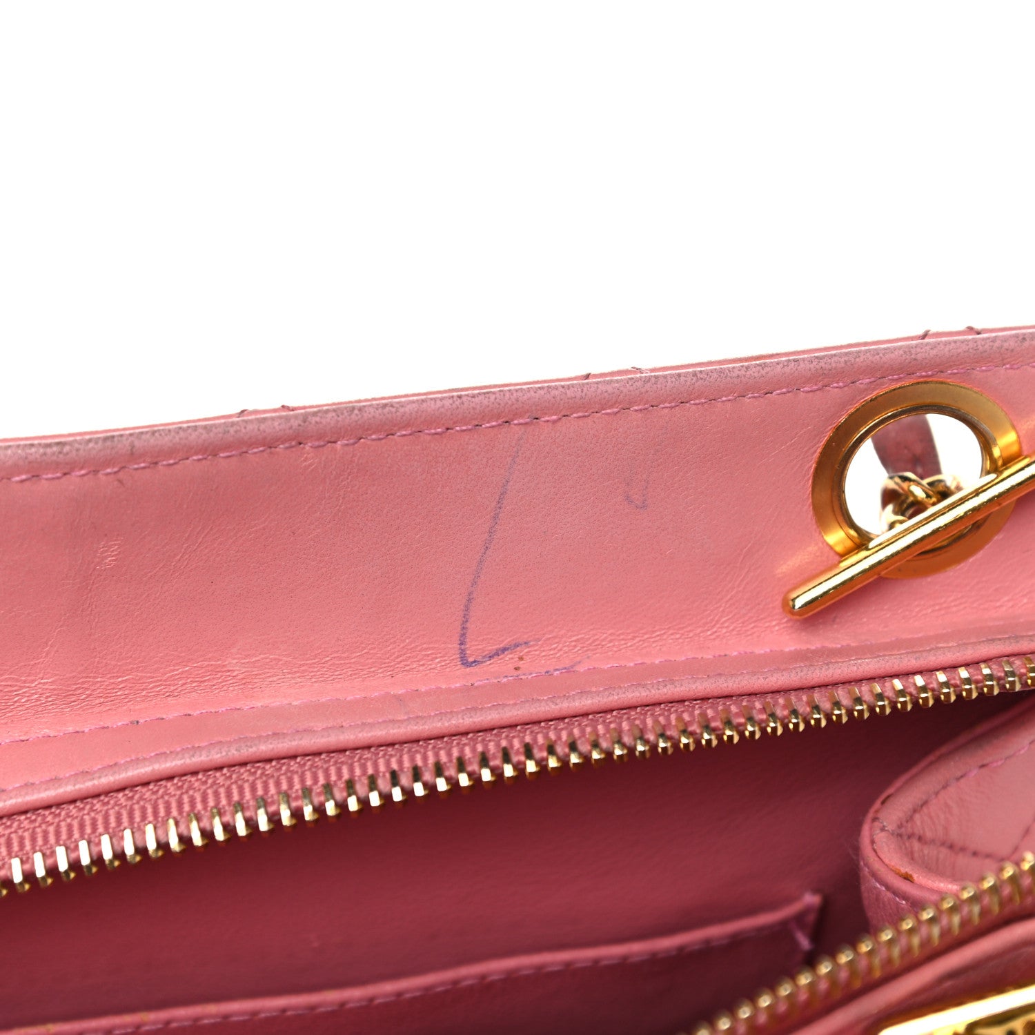 Chanel Lambskin Quilted Pocket Flap Shoulder Bag Pink 13 of 43