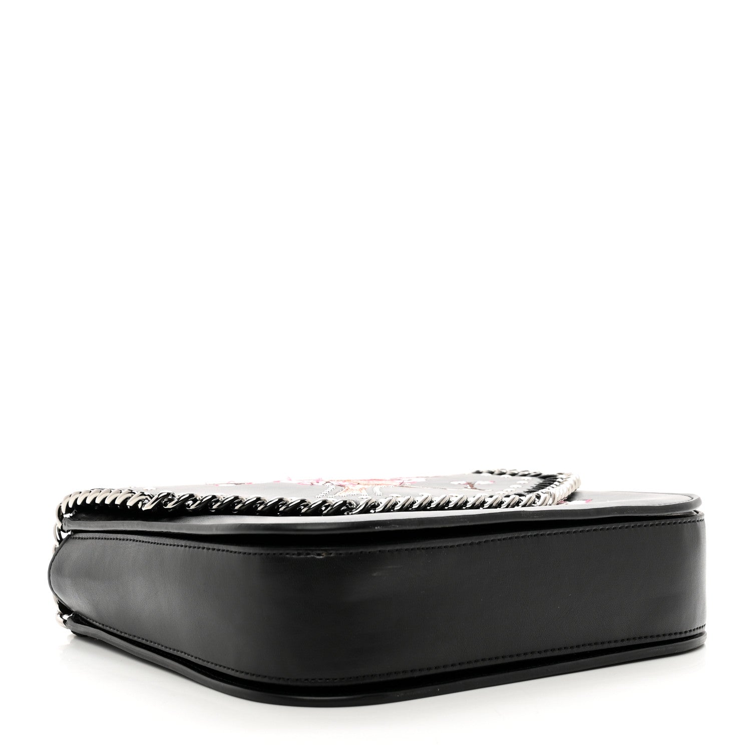 Stella McCartney Eco Alter Nappa Medium Falabella Box Bird Shoulder Bag Black 4 of 10