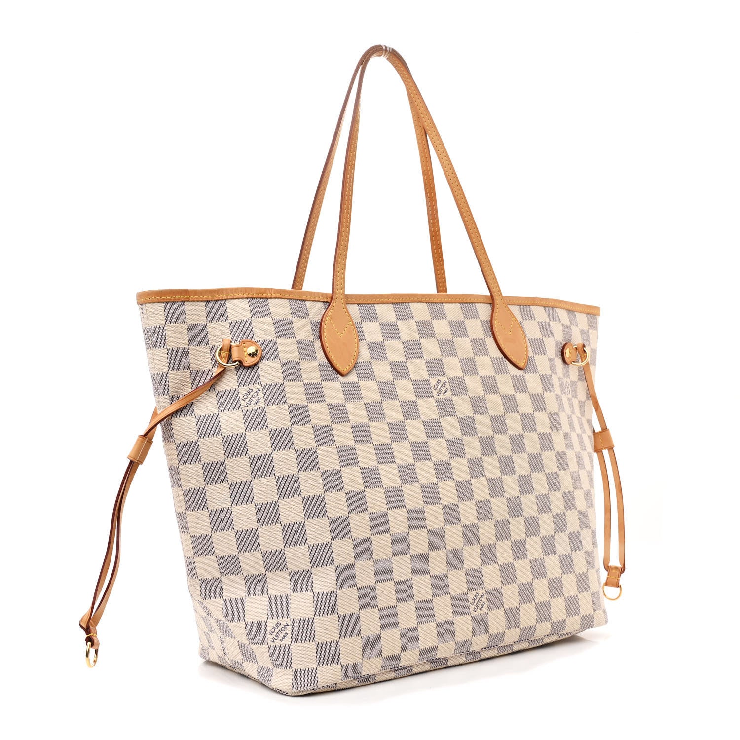 Louis Vuitton Damier Azur Neverfull MM 3 of 11