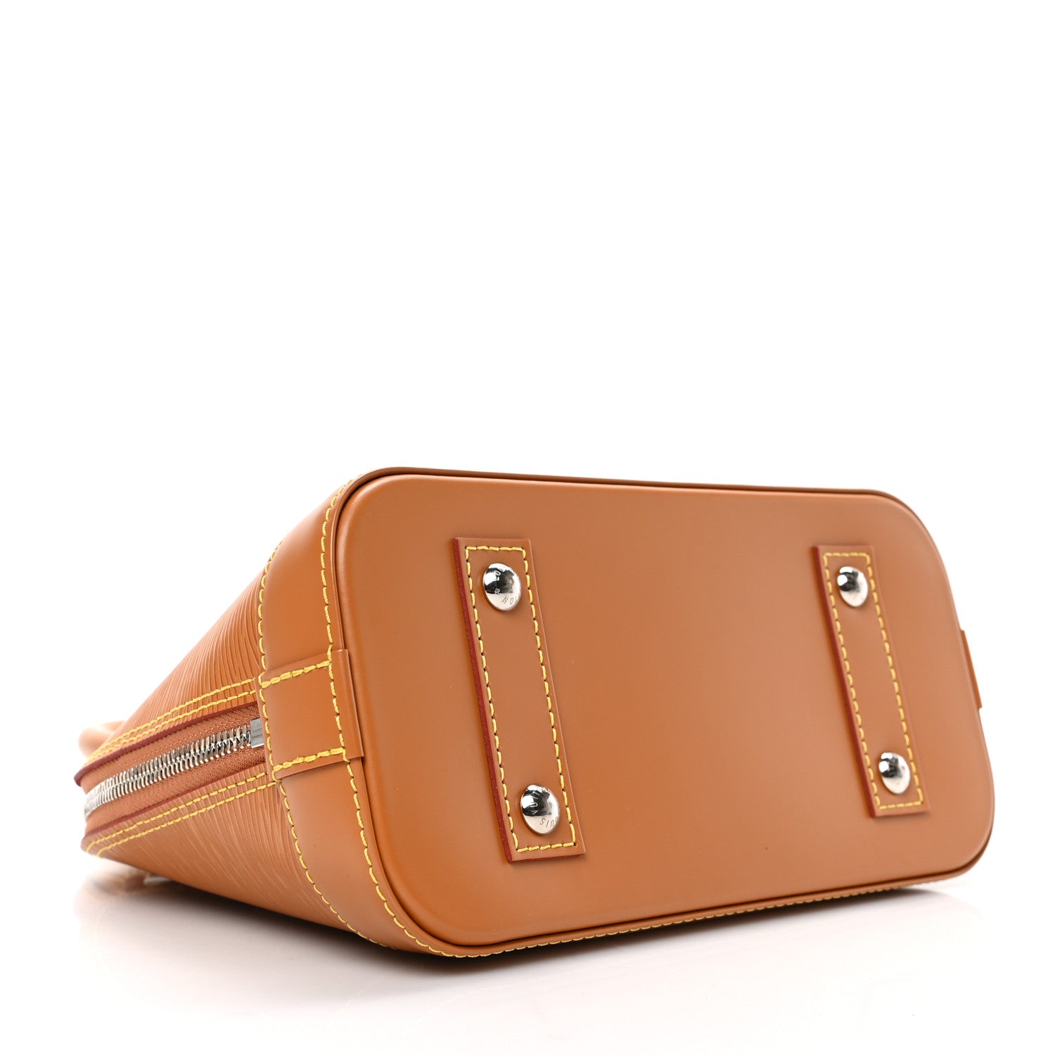 Louis Vuitton Epi Jacquard Alma BB Honey Gold 4 of 9