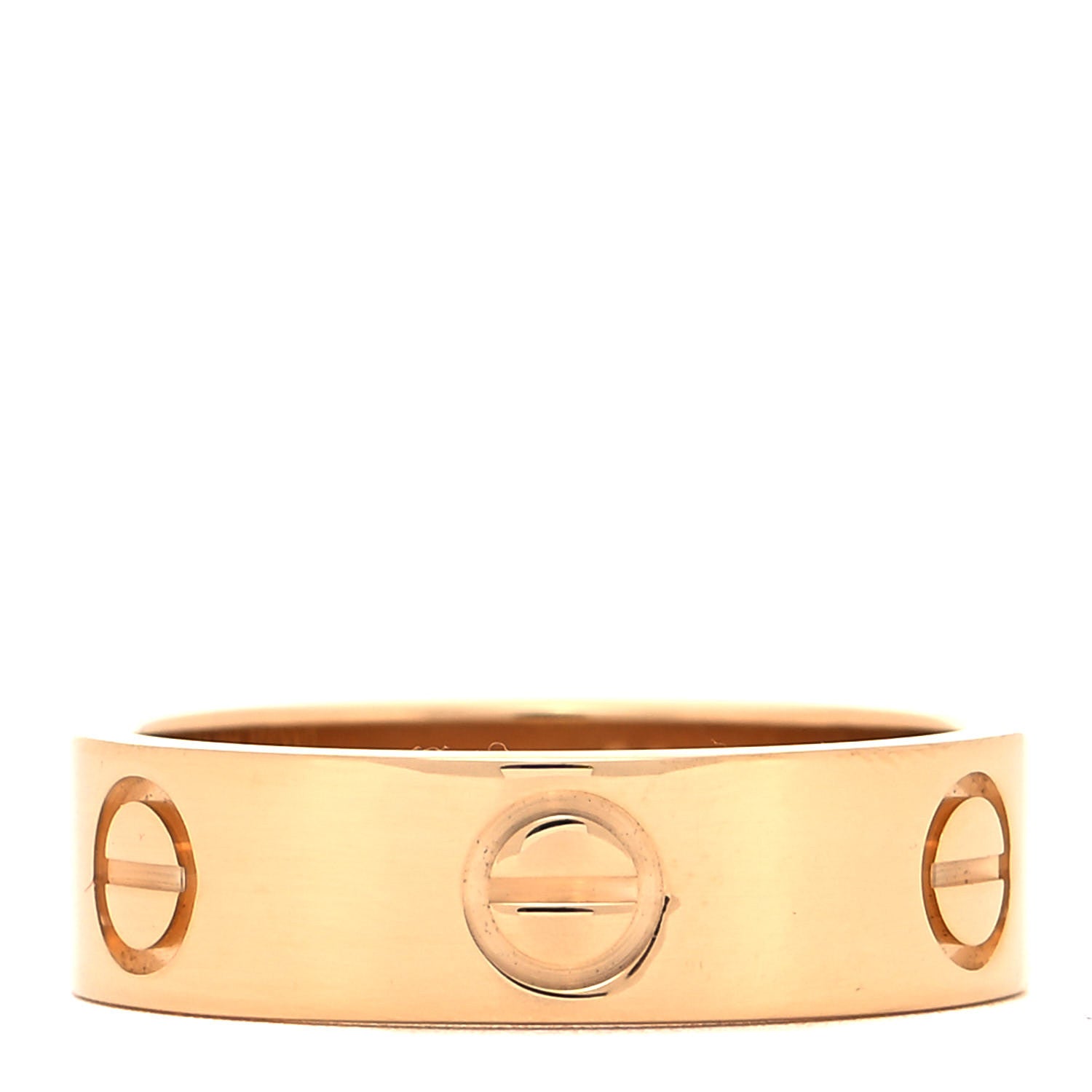 Cartier 18K Yellow Gold 5.5mm LOVE Ring 53 6.25 3 of 5