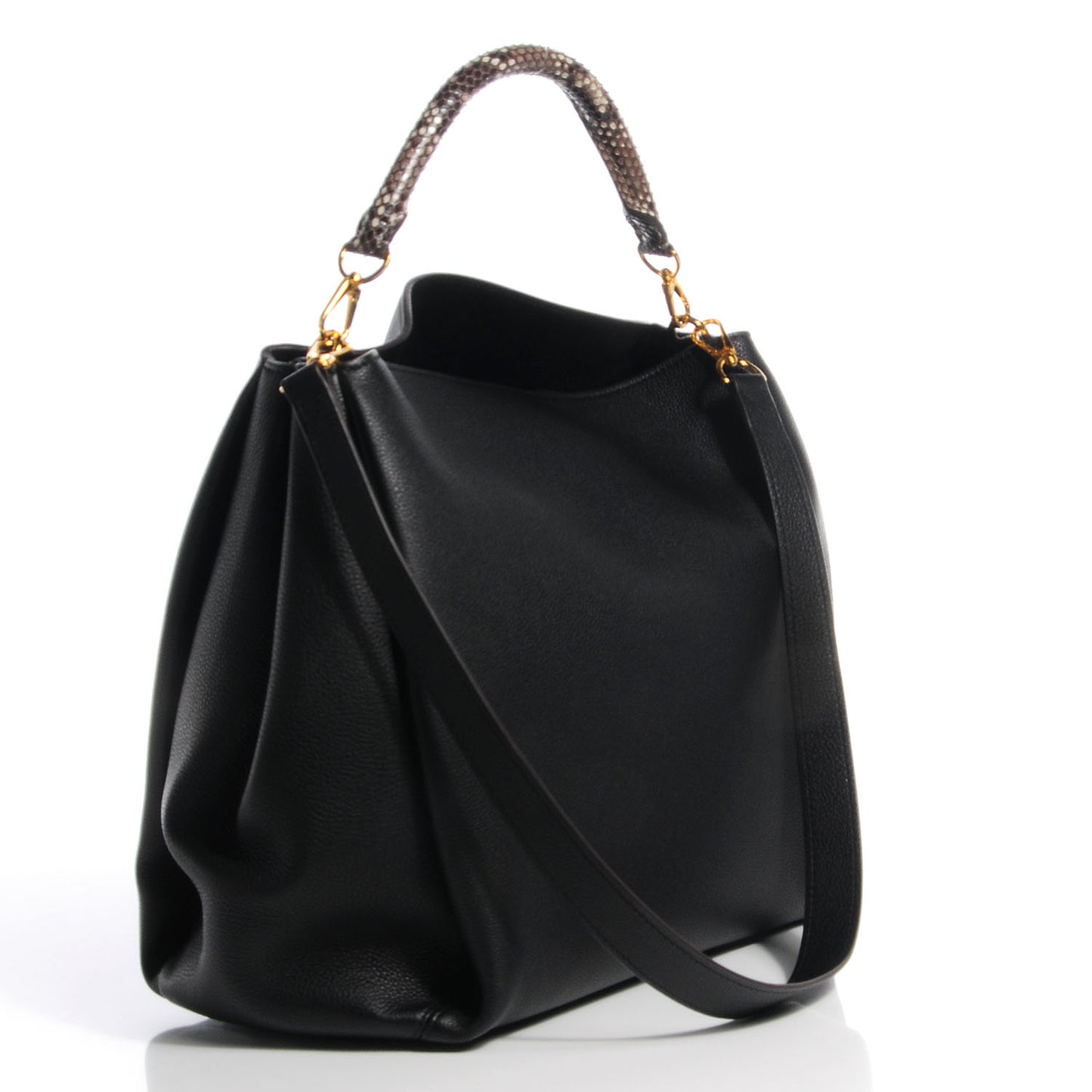 Veau Cachemire Python Babylone MM Black