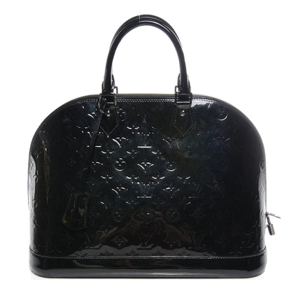 Louis Vuitton Vernis Alma GM Noir Magnetique 1 of 8