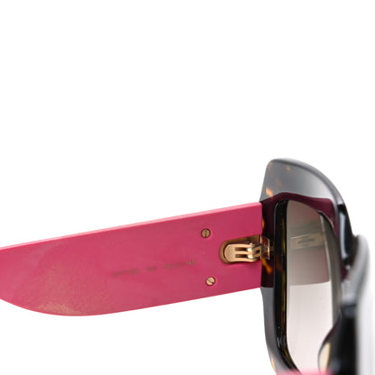 Gucci Square Frame GG0102S Sunglasses Glitter Pink Multi 6 of 8