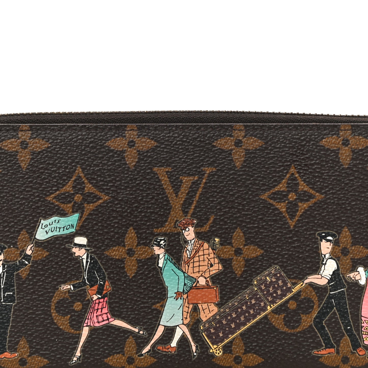 Monogram Illustre Zippy Wallet Rose