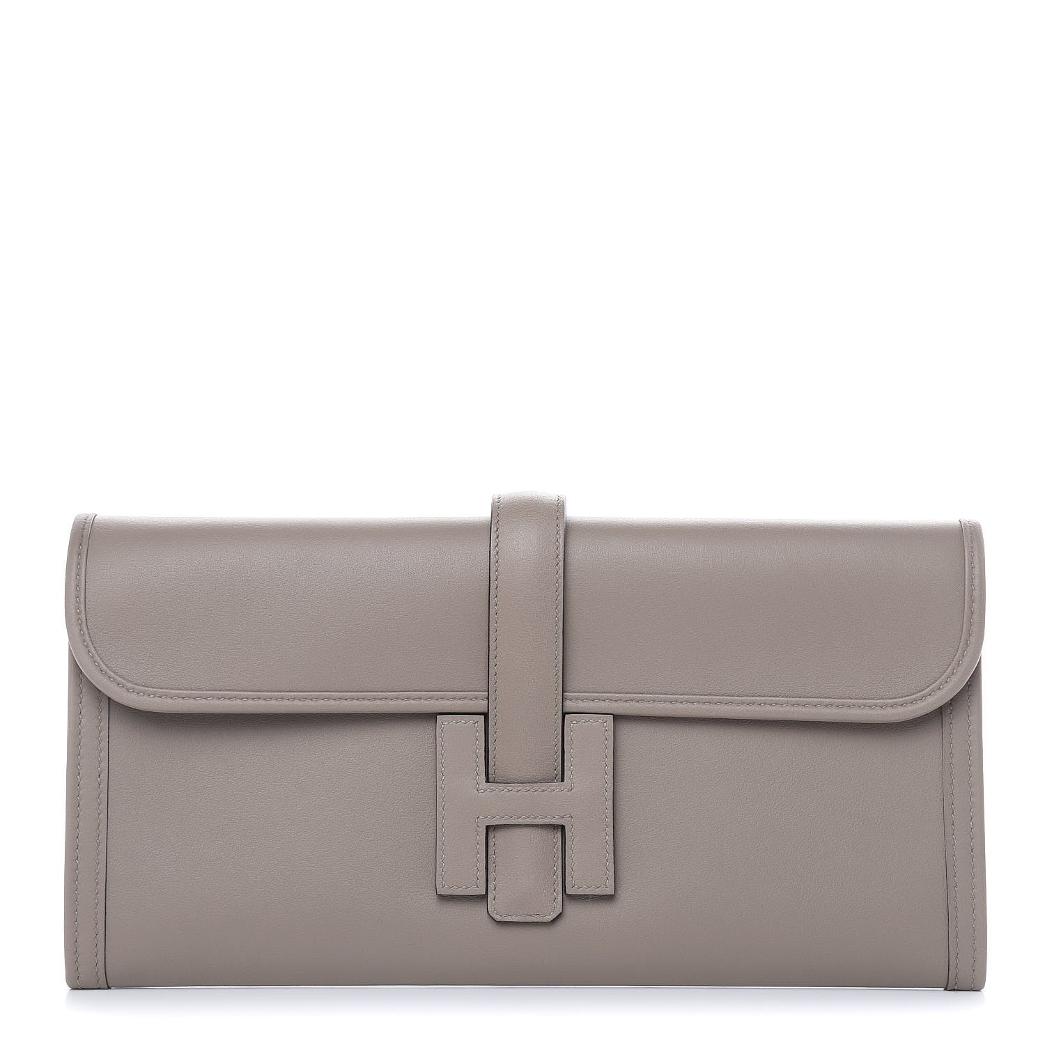 Hermes Swift Jige Elan 29 Clutch Gris Asphalte 1 of 8