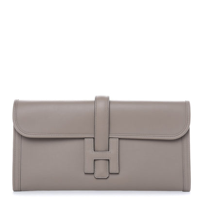 Hermes Swift Jige Elan 29 Clutch Gris Asphalte 1 of 8
