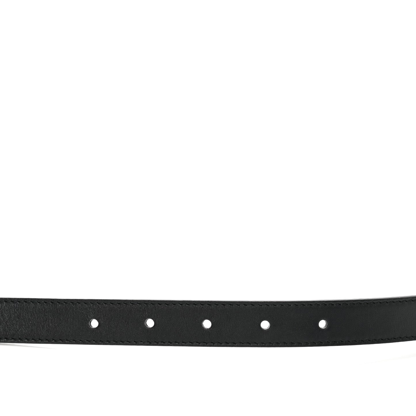 Calfskin Queen Margaret Bee Belt 80 32 Black