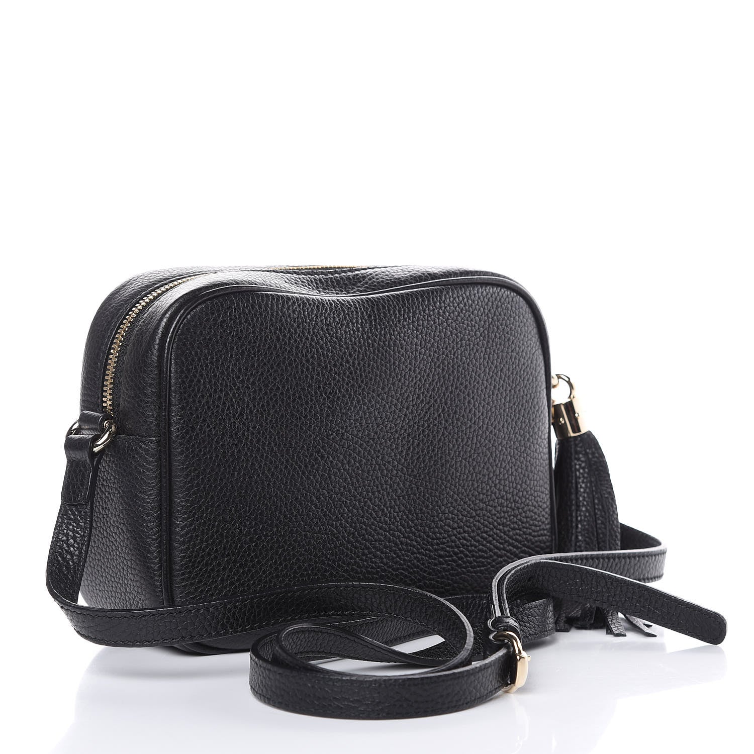 Gucci Pebbled Calfskin Small Soho Disco Bag Black 3 of 9