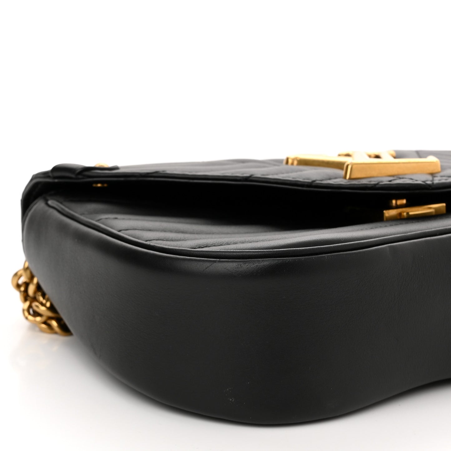Calfskin New Wave Chain MM Black