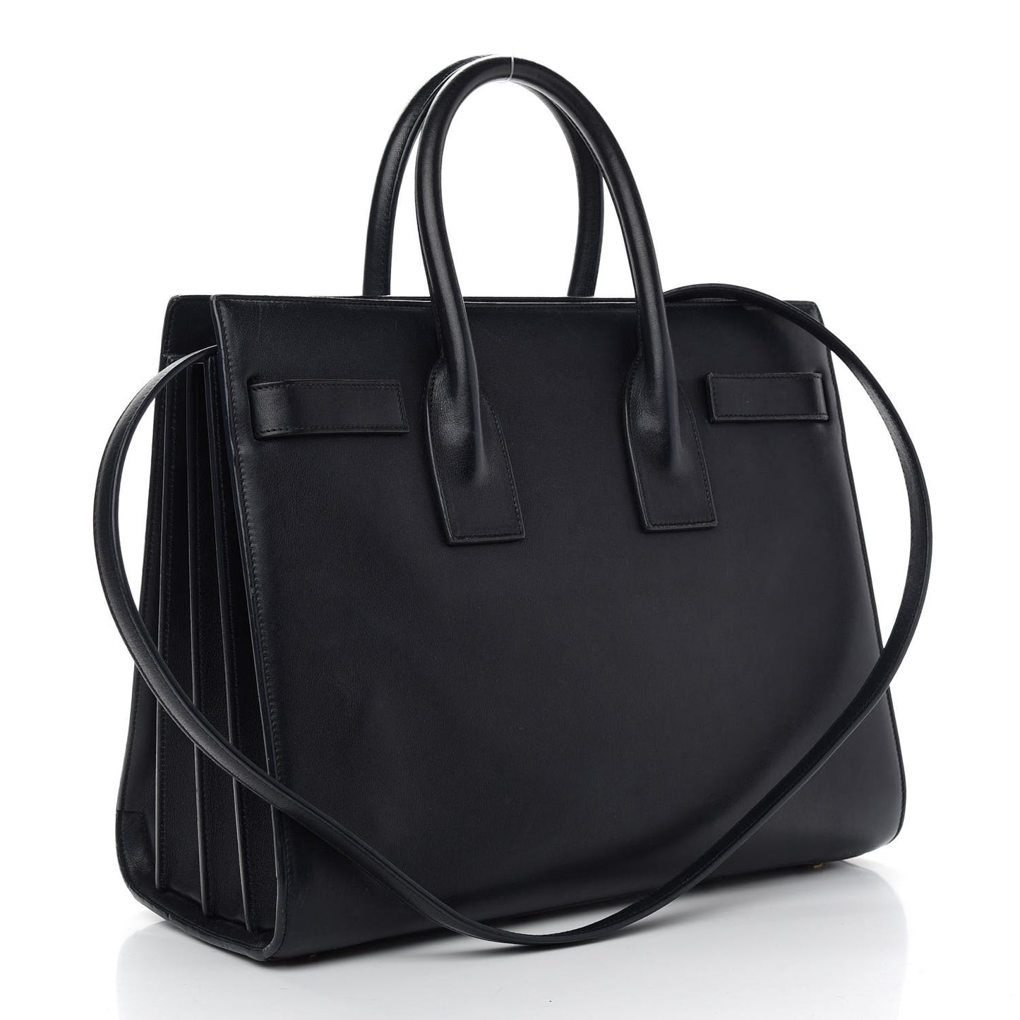 Calfskin Small Sac De Jour Black