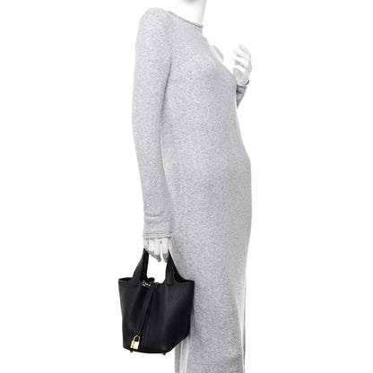 Hermes Taurillon Clemence Picotin Lock 18 PM Black 2 of 11
