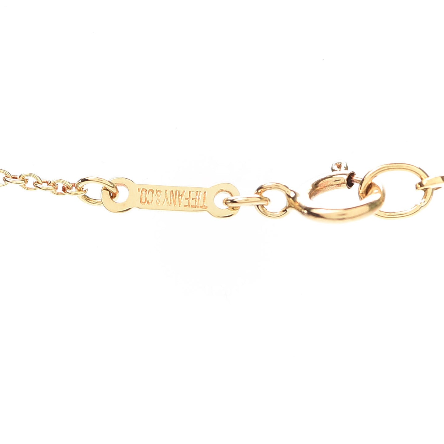 18K Yellow Gold Yellow Diamond 16mm Elsa Peretti Open Heart Pendant Necklace