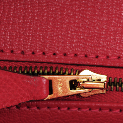 Hermes Epsom Birkin 35 Rouge Casaque 14 of 26