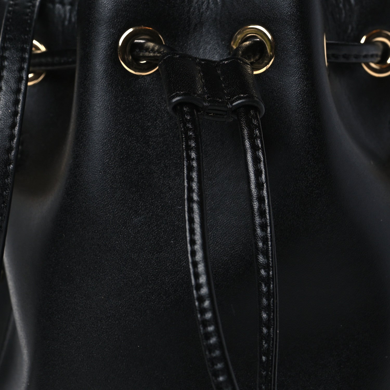 Fendi Vitello Liberty Lucido F is Fendi Mini Mon Tresor Bucket Bag Black 9 of 11
