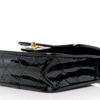 Chanel Patent School Memory Mini Top Handle Flap Black 11 of 12