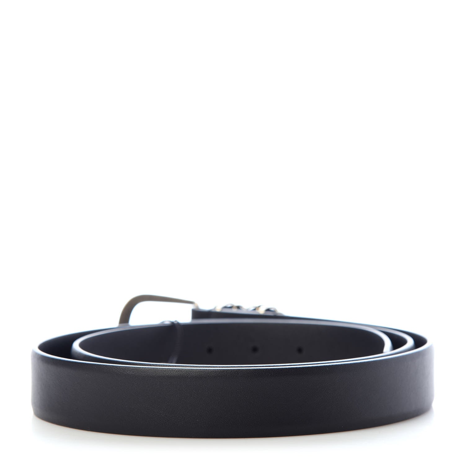Chanel Calfskin CC Chain Belt 95 38 Black 2 of 8
