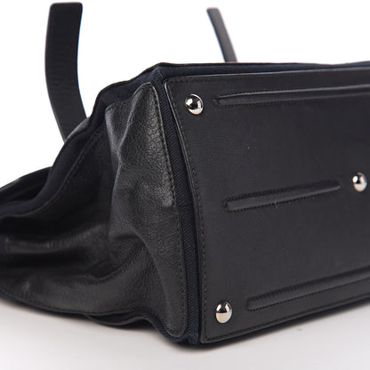Saint Laurent Calfskin Canvas Medium Muse Two Black 8 of 9