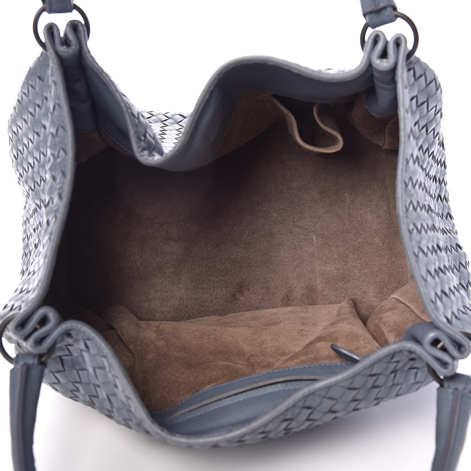 Bottega Veneta Nappa Intrecciato Parachute Bag Krim 5 of 20