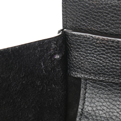 Celine Drummed Calfskin Mini Luggage Black 6 of 9