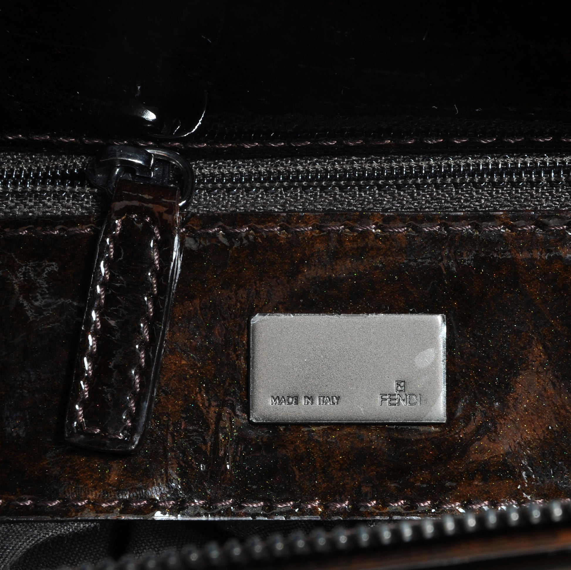 Fendi Patent To You Convertible Clutch Brown 6 of 8