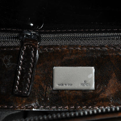 Fendi Patent To You Convertible Clutch Brown 6 of 8