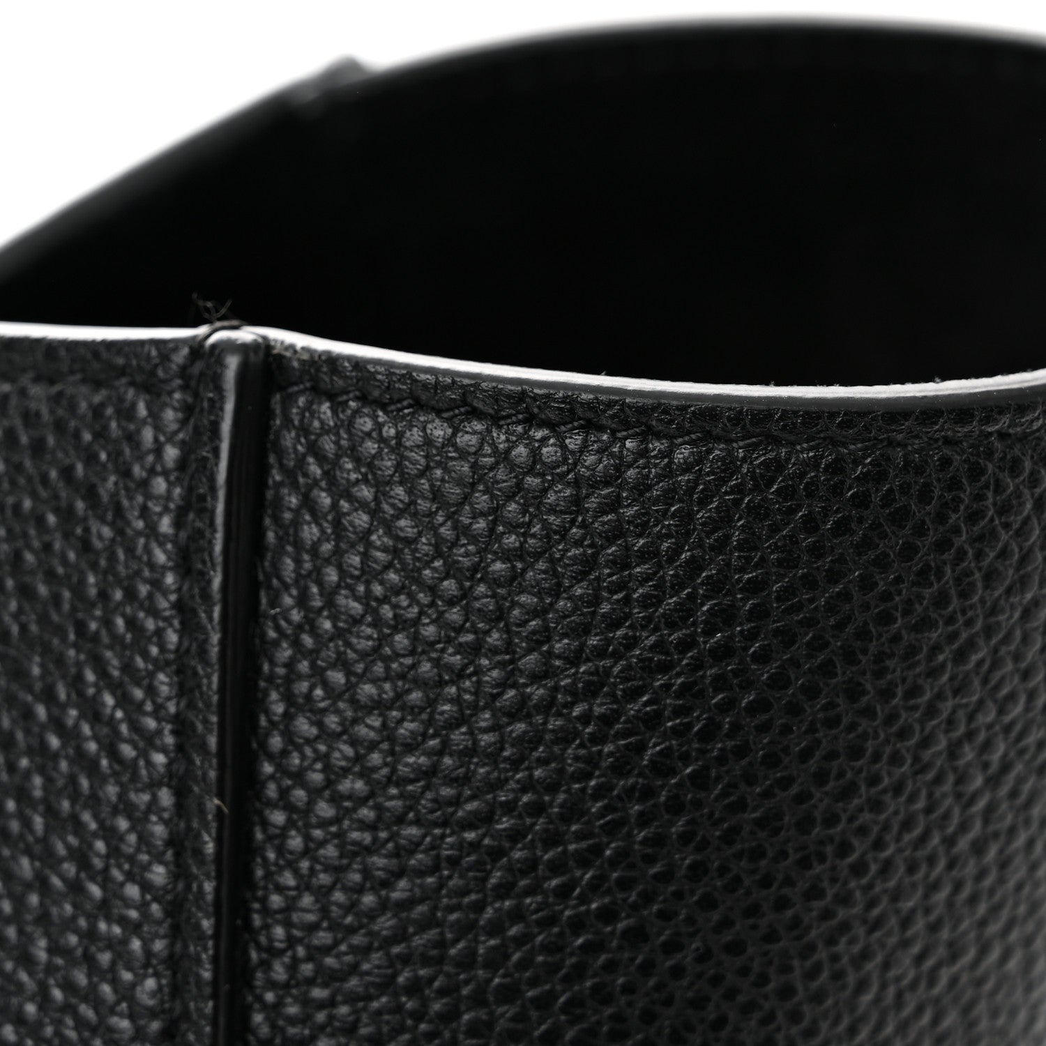 Celine Soft Grained Calfskin Sangle Bucket Bag Black 11 of 11