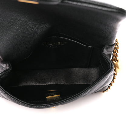 Chanel Caviar Quilted Mini Sweetheart Rectangular Flap Black 5 of 12