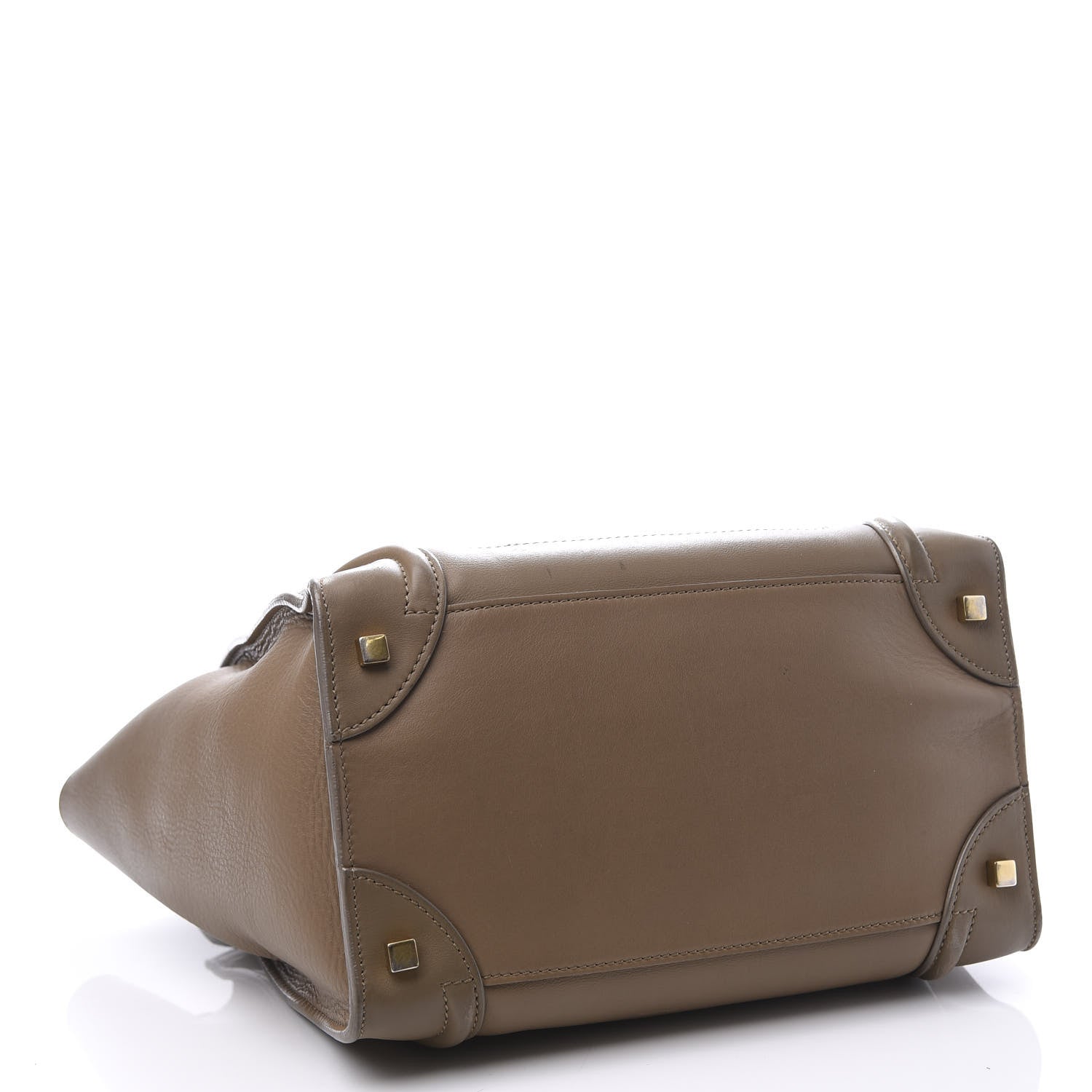 Celine Smooth Calfskin Mini Luggage Camel 3 of 8