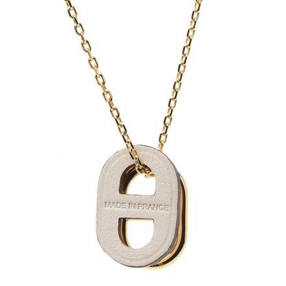 Hermes Swift O'Maillon Pendant Necklace Nata 6 of 8