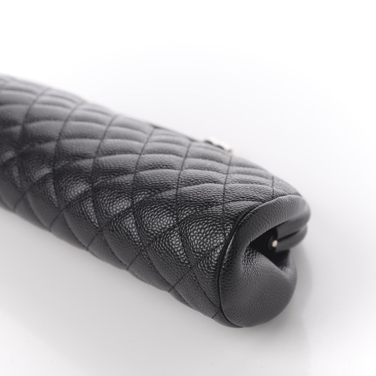 Caviar Quilted Timeless Clutch Black