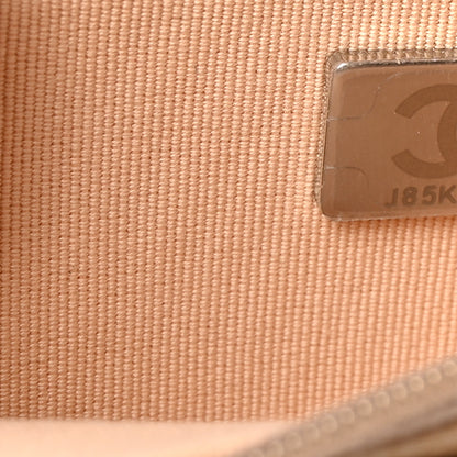 Chanel Caviar Quilted Wallet on Chain WOC Beige 8 of 12