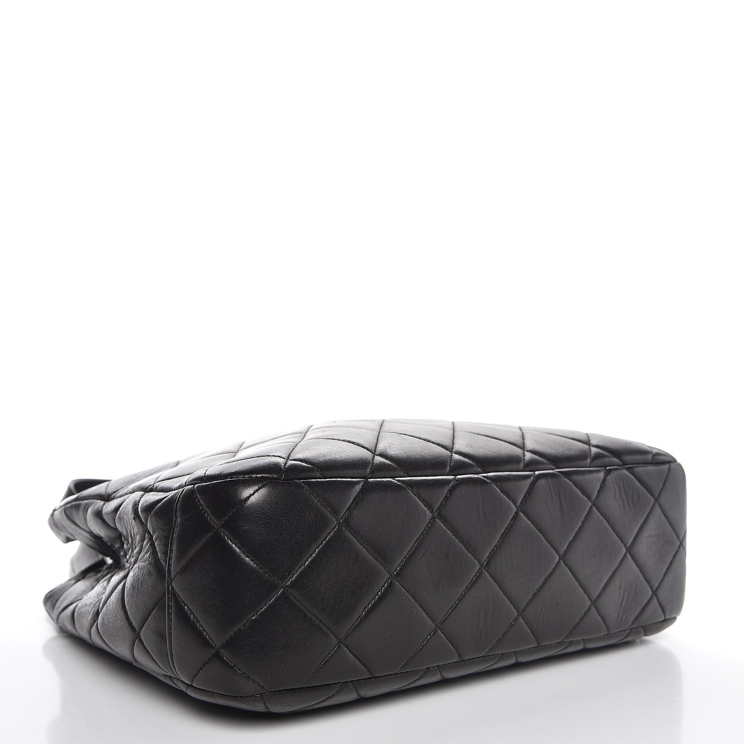Chanel Lambskin Quilted Flap Shoulder Bag Black 4 of 9