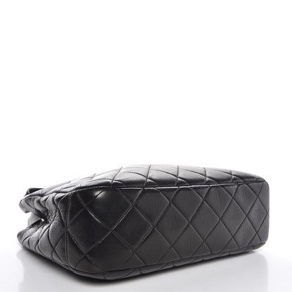 Chanel Lambskin Quilted Flap Shoulder Bag Black 4 of 9