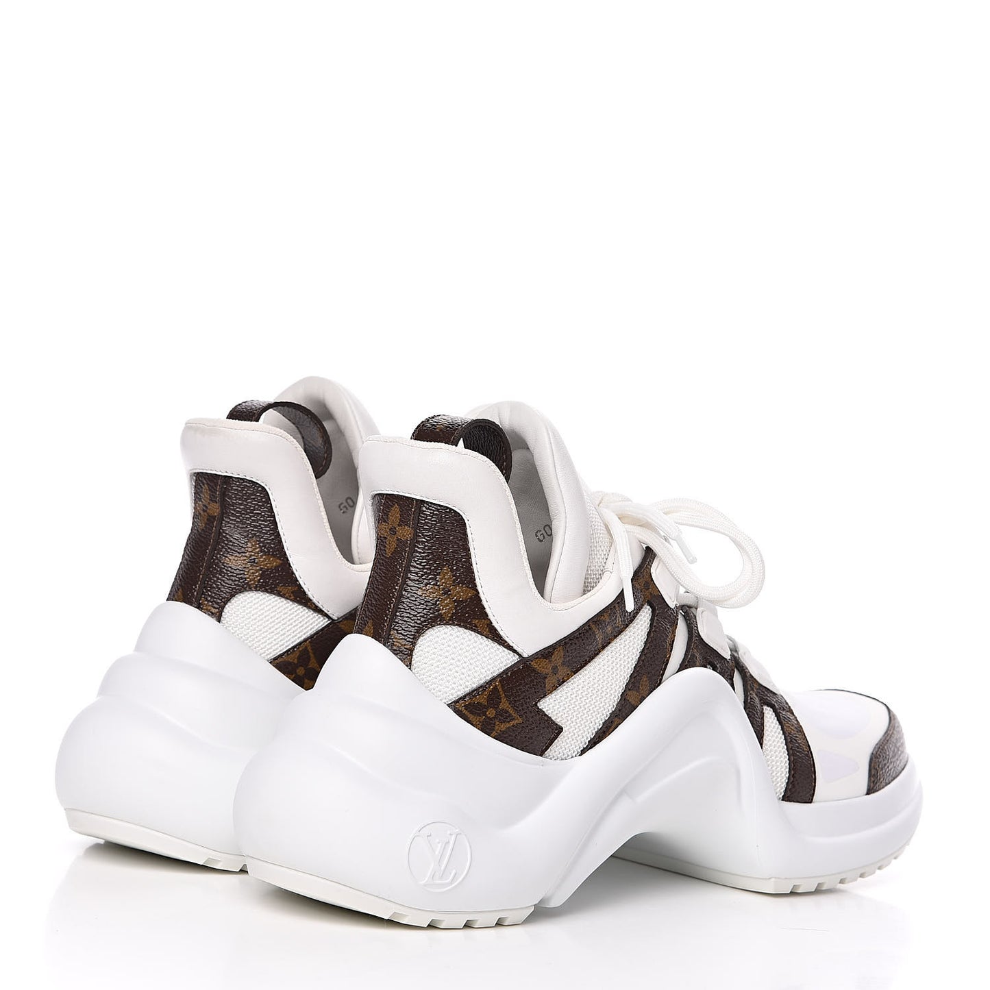 Patent Monogram LV Archlight Sneakers 40 White