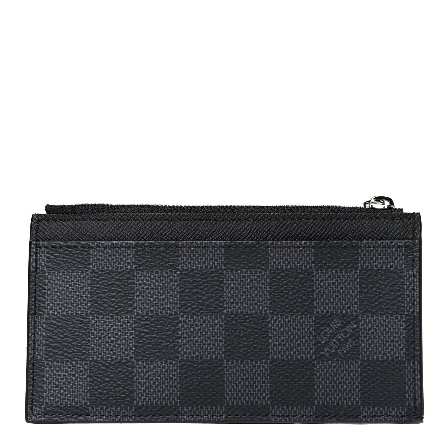 Louis Vuitton Damier Graphite Taiga Coin Card Holder 1 of 6