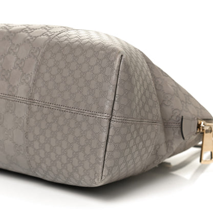 Gucci Guccissima Medium Bree Shoulder Bag Storm Grey 10 of 11