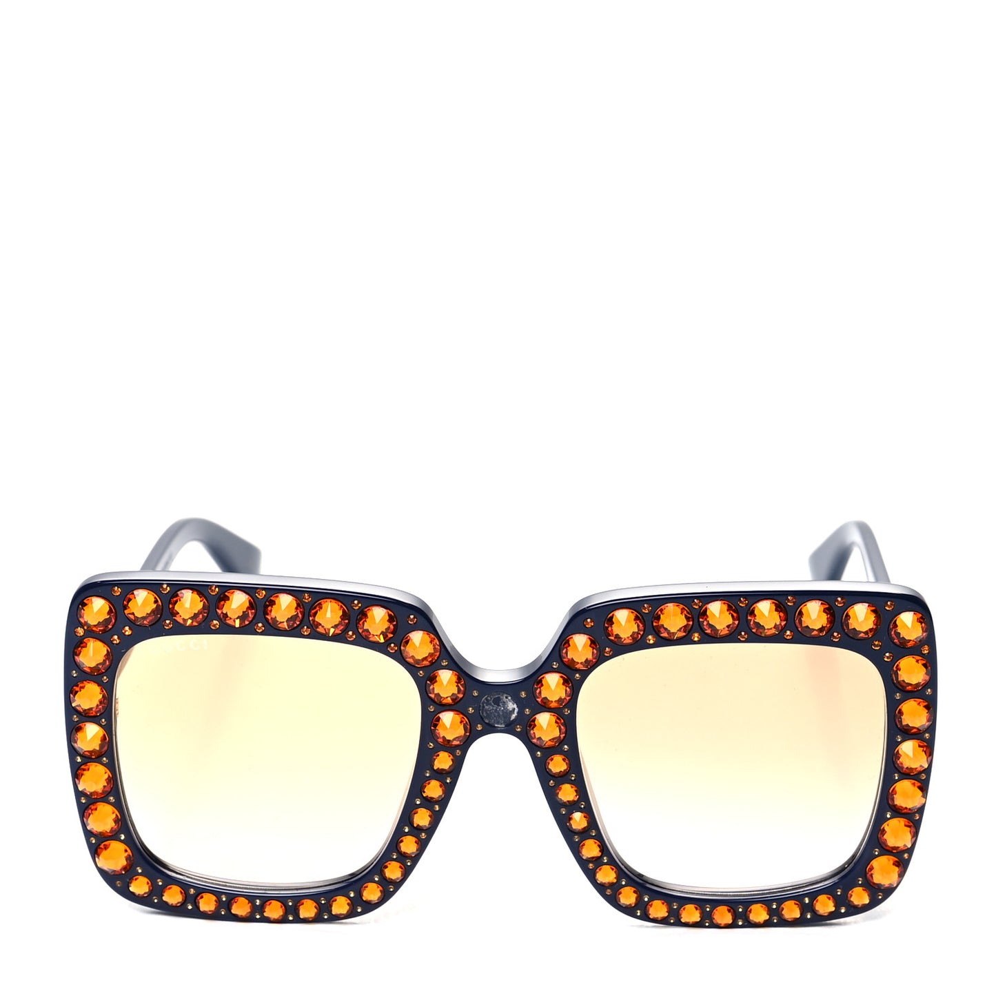 Acetate Crystal Oversize Sunglasses GG0148S Blue