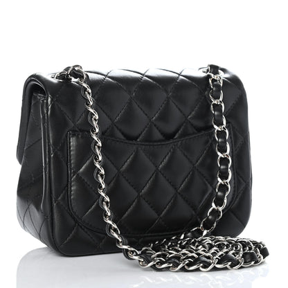 Chanel Lambskin Quilted Mini Square Flap Black 3 of 8