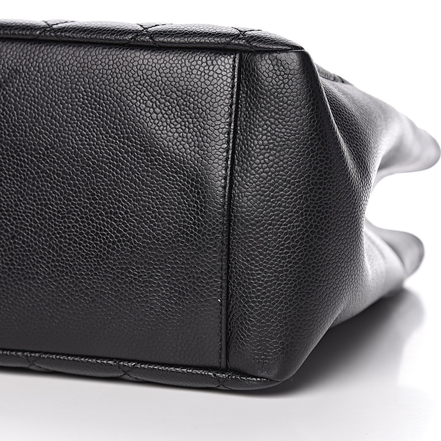 Caviar Quilted Grand Shopping Tote GST Black
