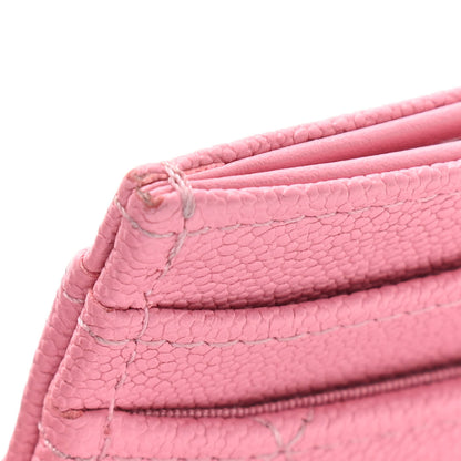Chanel Caviar Quilted Boy Card Holder Pink 10 of 11