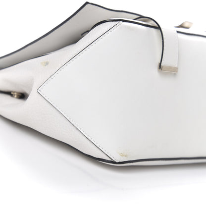 Proenza Schouler Pebbled Calfskin Double Sided PS Courier Bag White 5 of 12