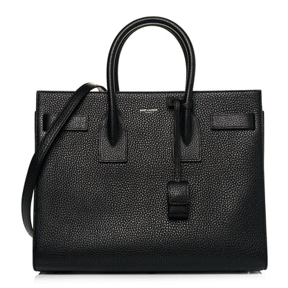 Saint Laurent Grained Calfskin Small Sac De Jour Black 1 of 10