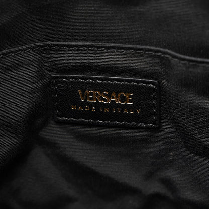 Versace Nappa Quilted Medusa Chain Shoulder Bag Black 6 of 9