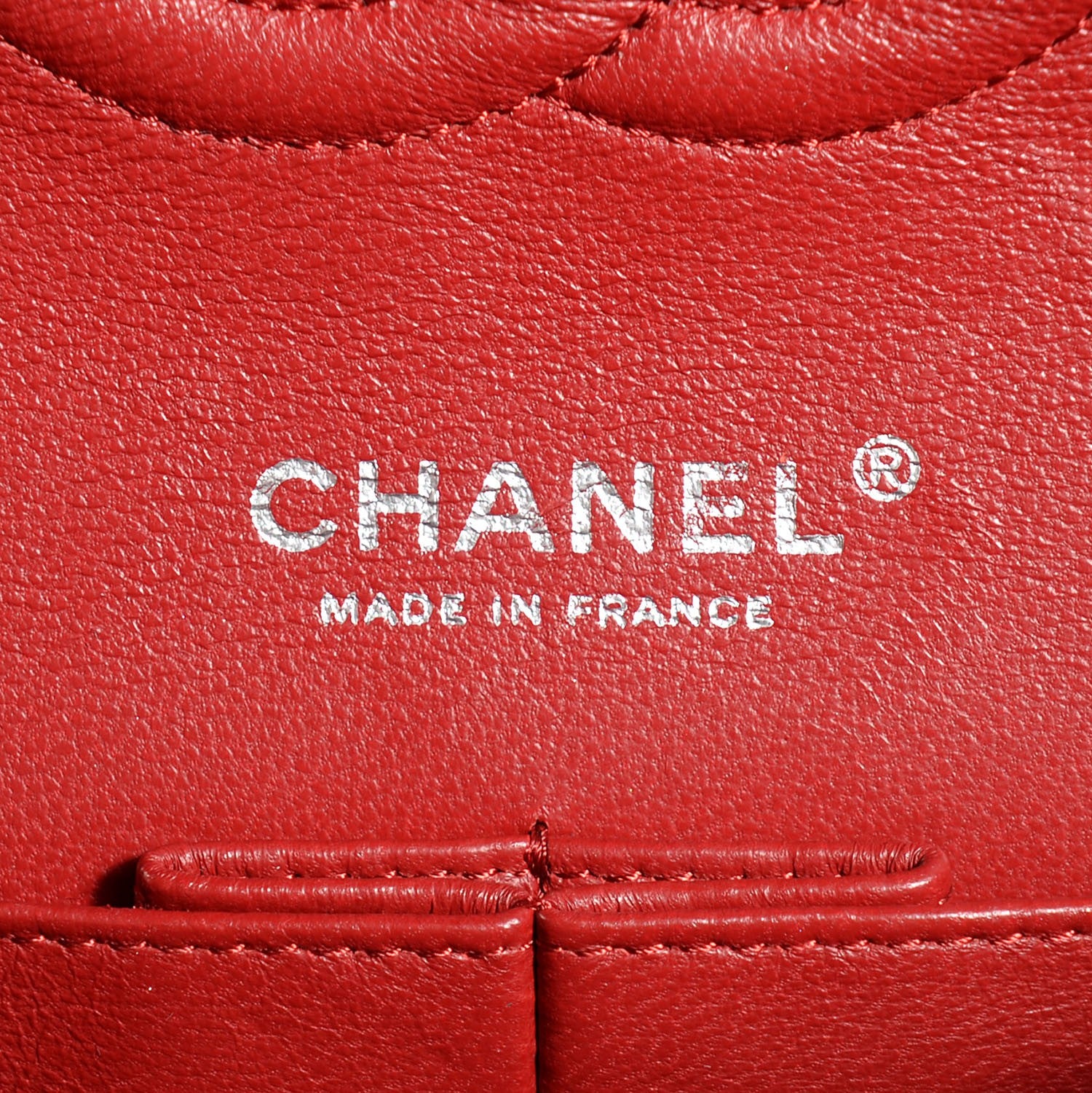 Chanel Caviar Quilted Medium Double Flap Red 7 of 9