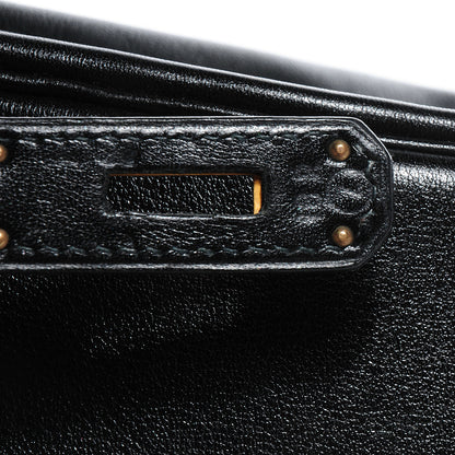Hermes Veau Gulliver Kelly Retourne 28 Black 12 of 28
