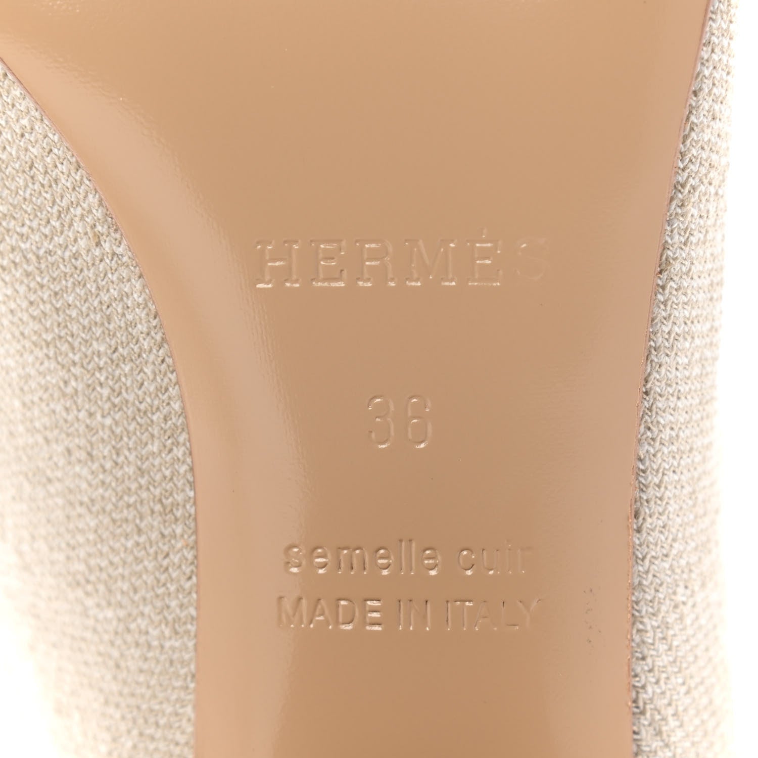 Hermes Knit Calfskin Volver 60 Ankle Boots 36 Nocciola 6 of 9