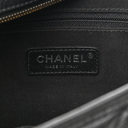 Chanel Patent Goatskin Quilted Medium Gabrielle Hobo Black 6 of 16