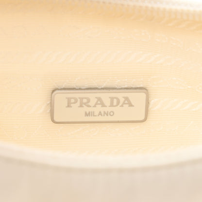 Prada Tessuto Nylon Mini Re-Edition 2000 Bag White 6 of 10